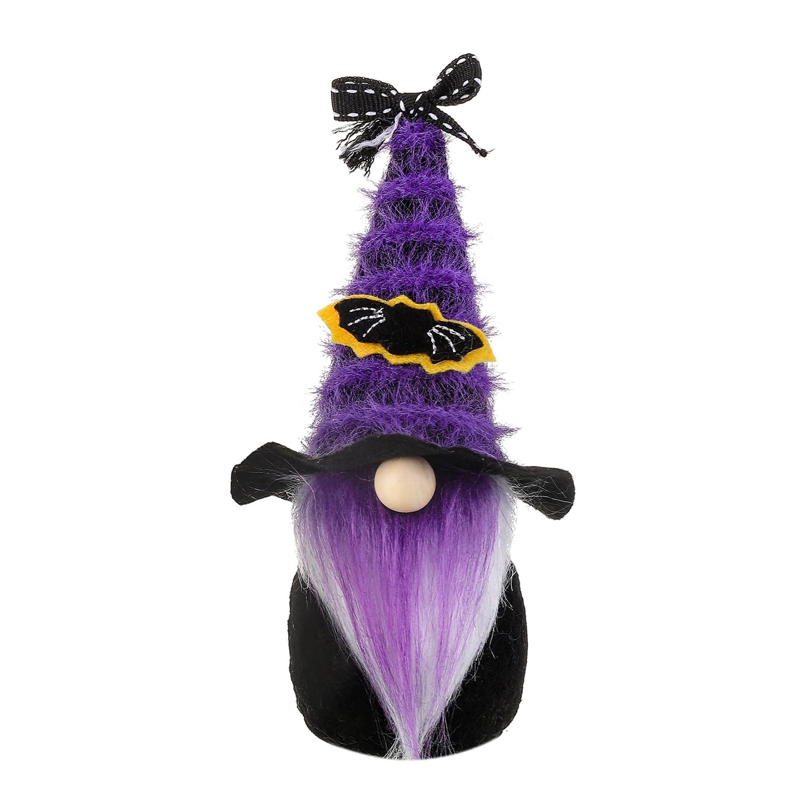 Virelynx Halloween Gnome Decor – Cute Gradient Ghost Figurine Faceless, Spooky Cute Ornament for Party Shelf Table