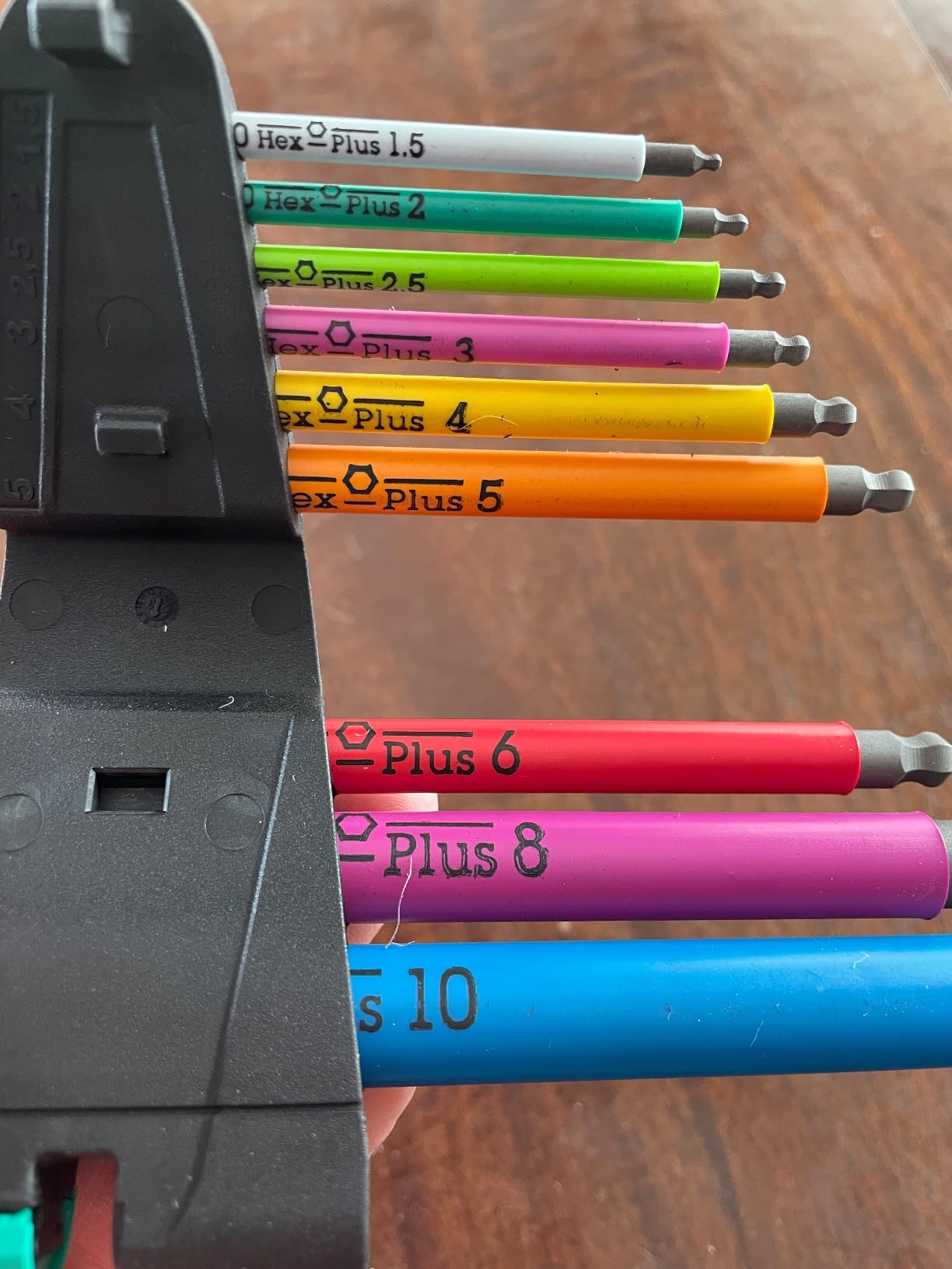 Wera Tools 05073593001 950 SPKL/9 SM N SB Long ARM HEX Key Set, One Size, Multi photo review