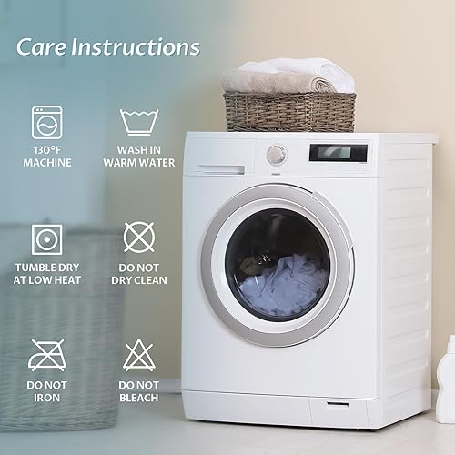 Miniatura 6 de Protector de colchón impermeable de tamaño individual con bolsillo profundo de hasta 15 pulgadas