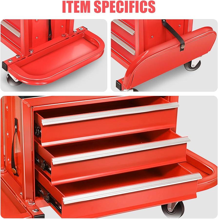 Amazon.co.jp: DNA MOTORING TOOLS-00261 引き出し3段ツールチェスト