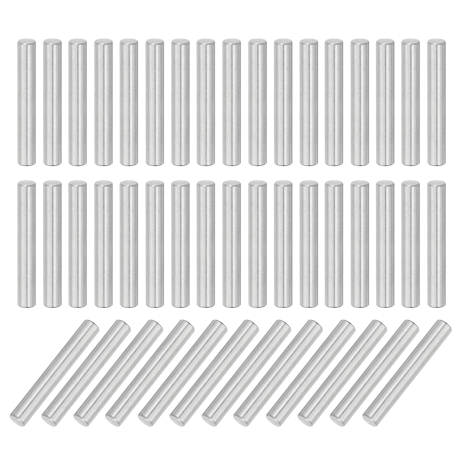 MECCANIXITY 14Pcs Dowel Pin 6mm x 70mm Shelf Support Pin 304 Stainless Steel Shelf Pegs for Shelves Cabinets Furniture Nickel Plated, Silver Tone — Amazon image 14