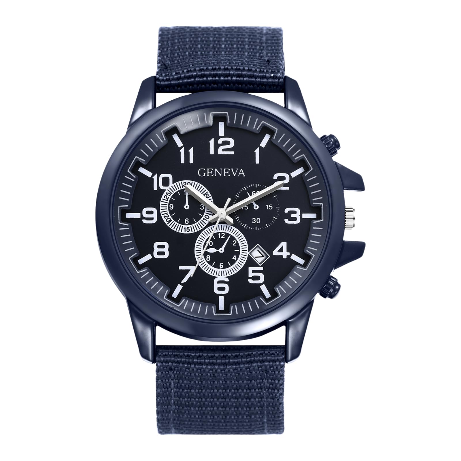 Avaner Uhren Herren Taktik Militäruhr: Herrenuhr mit Nylon Armband Arabischen Ziffern Armee Taktische Sportuhr Outdoor Armbanduhr Analog Quarzuhr für Männer