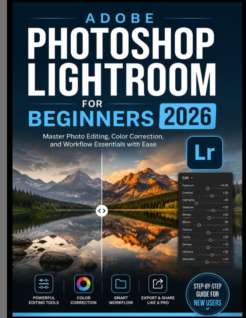 ADOBE PHOTOSHOP LIGHTROOM FOR BEGINNERS 2026: Master Photo Editing, Color Correction, and Workflow Essentials with Ease