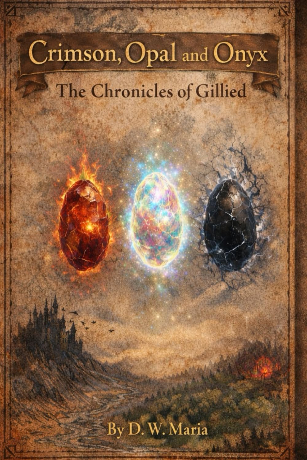 Crimson, Opal and Onyx: 1 (The Chronicles of Gillied)