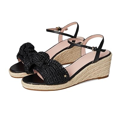 Kate Spade New York Leandra Raffia Espadrille Wedge Sandal Women