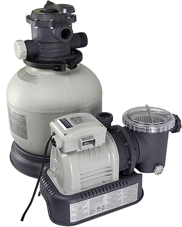 Amazon.com : Intex Krystal Clear Sand Filter Pump for Above Ground ...