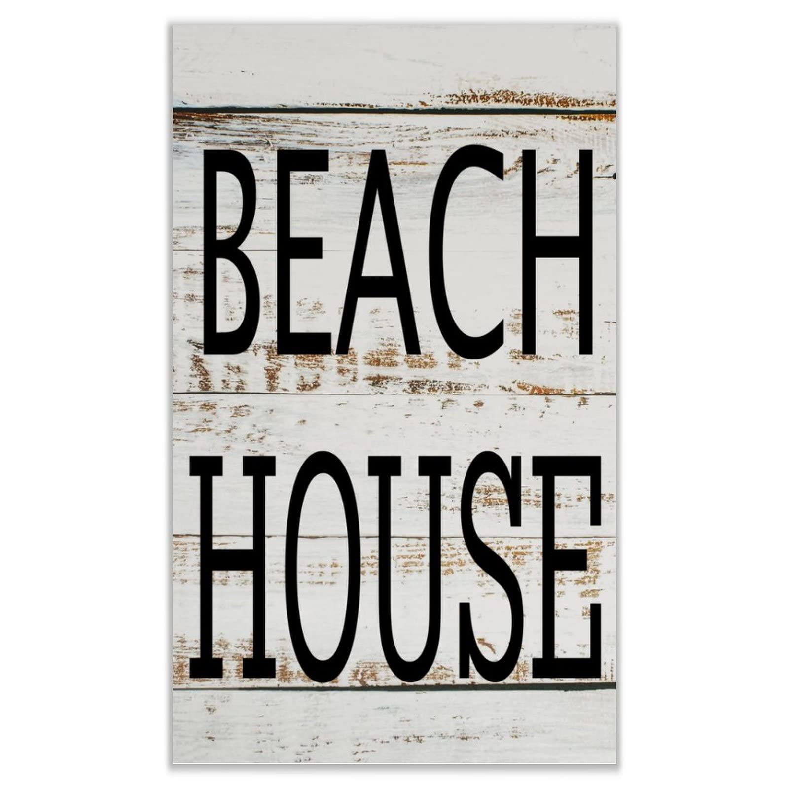 Maison de plage plaque murale bois pour embellir vos murs