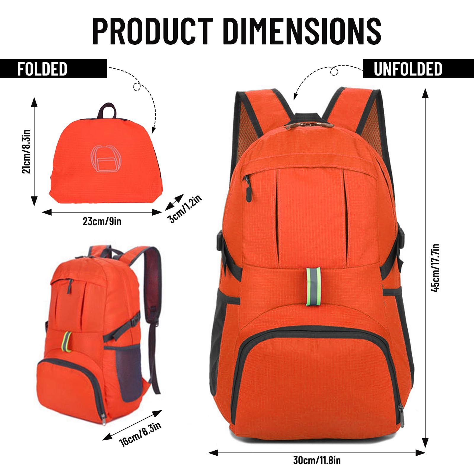 Yoolly Lightweight Foldable Backpack - Image 2