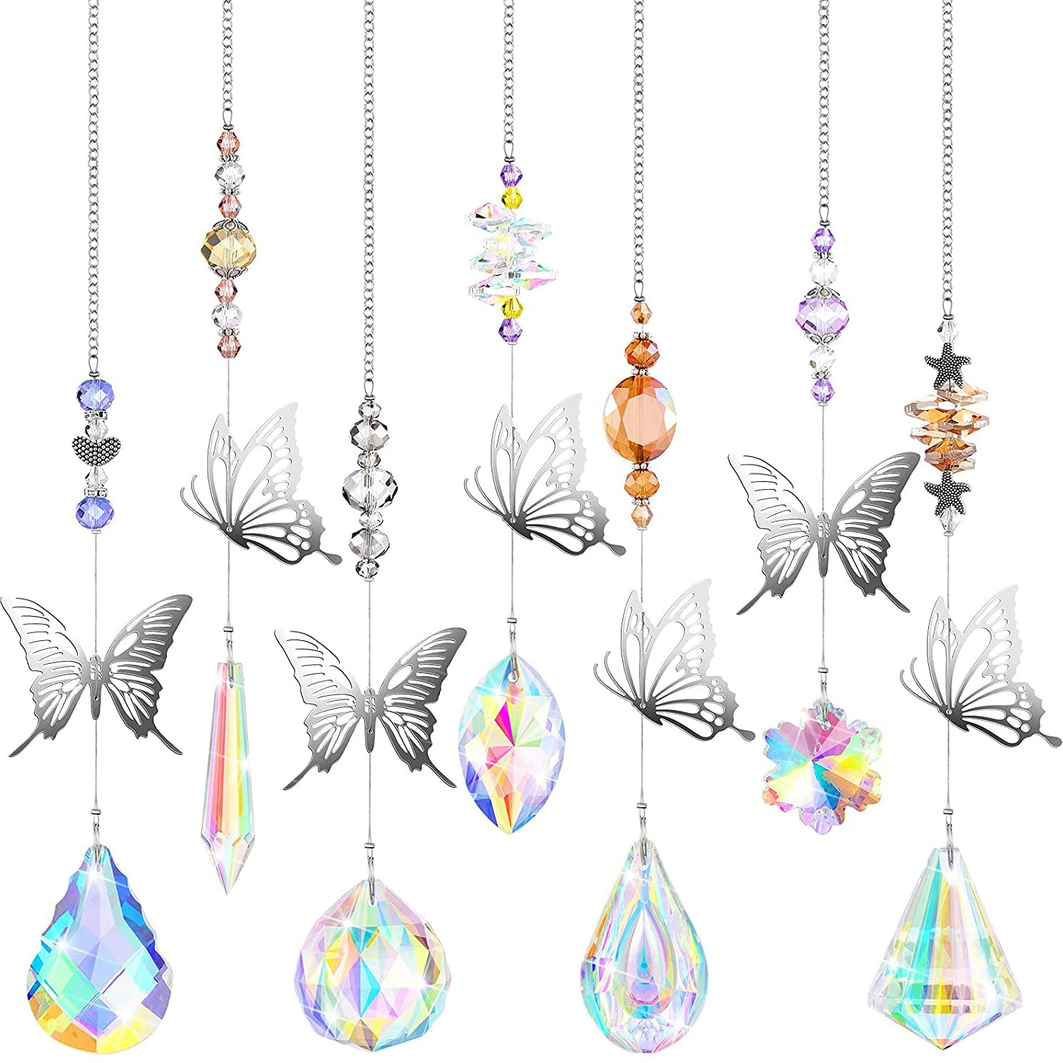 Attrape-soleil en cristal décoratif pour jardin d'hiver et fenêtres de chambre lumineuse
