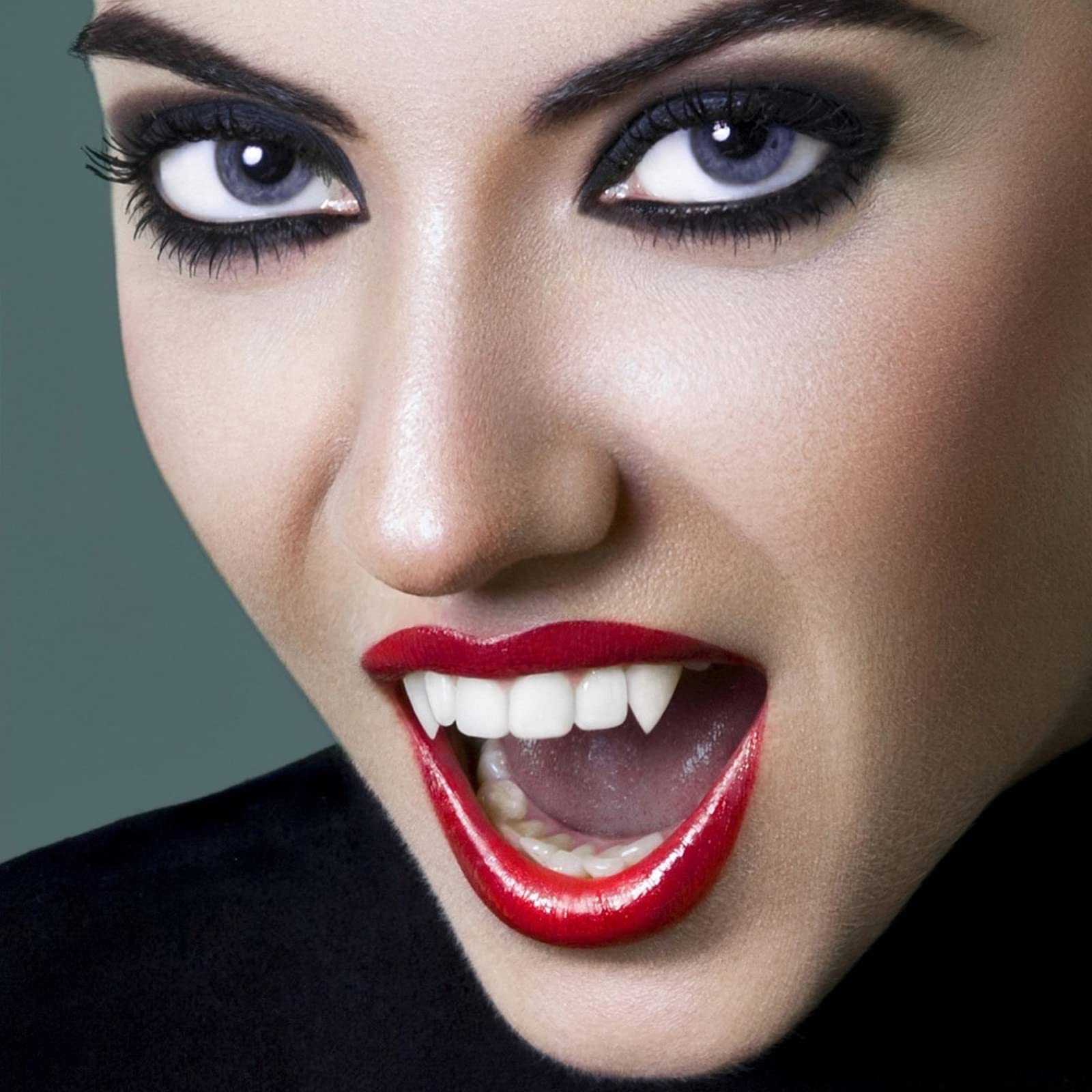 3 otters Vampire Teeth, 8 PCS Vampire Fangs Dentures, Halloween Party