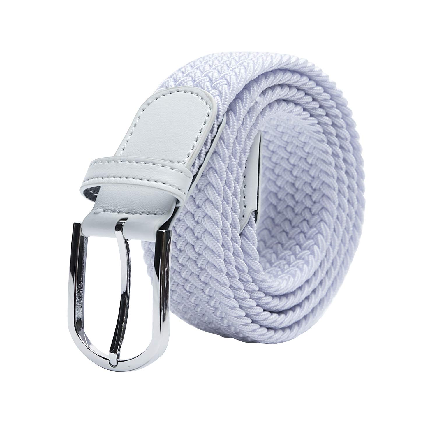 TANGCHAOMens Belt,Elastic Braided Belt Unisex Men Women Braided Elastic Stretch Woven Belt 33mm(1.25") Multi Colours