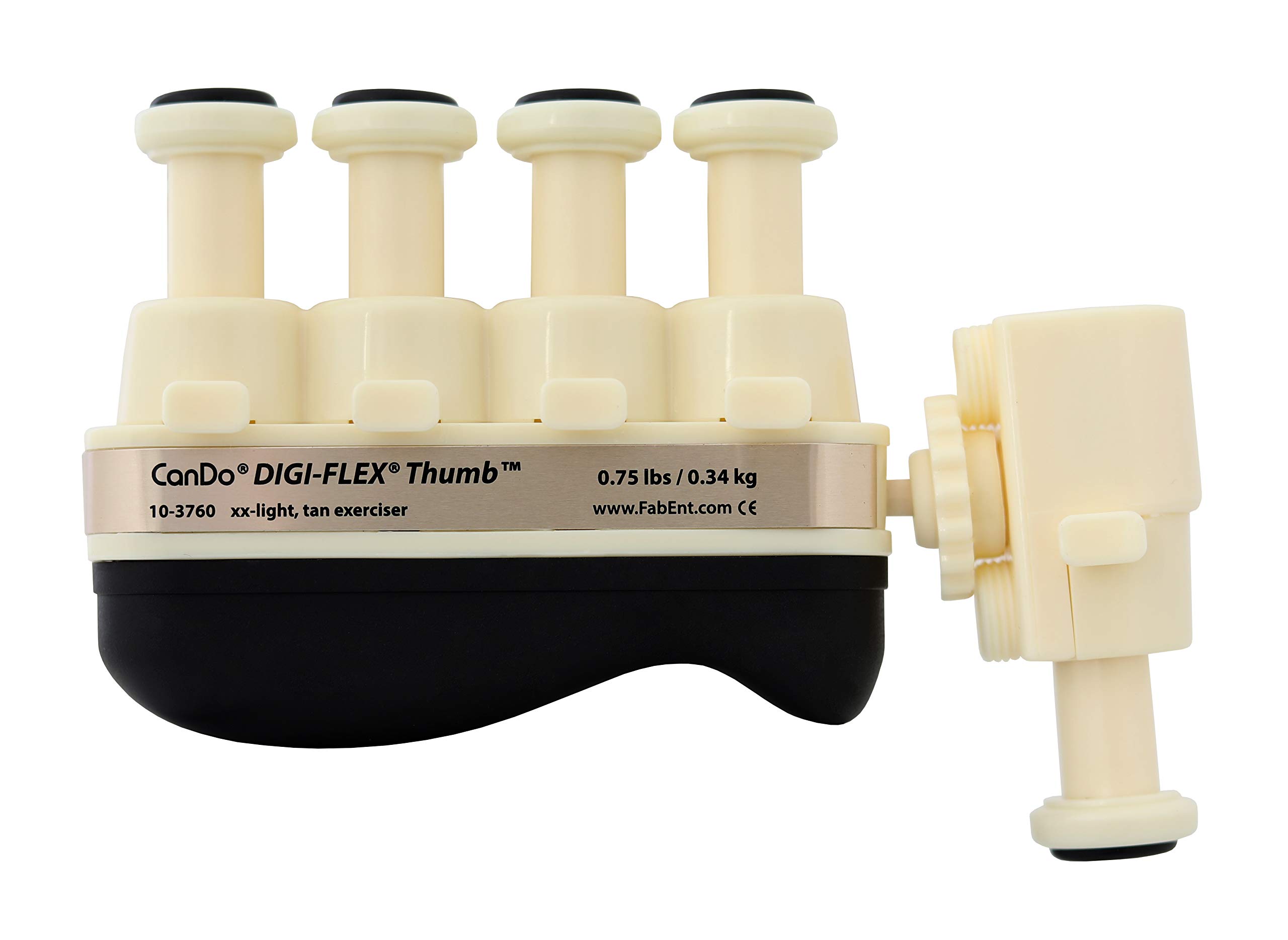 CanDo 10-3760 Digi-Flex Thumb, XX-Light, Tan