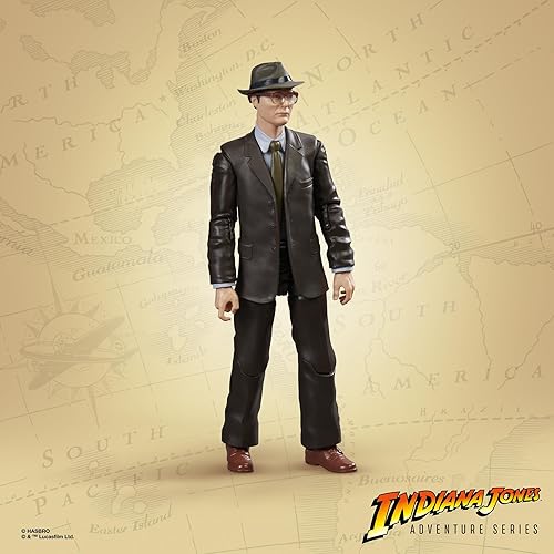 Miniatura 3 de Indiana Jones y La Dial del Destino Serie de Aventuras Figura de Acción Doctor Jürgen Voller, Figuras de Acción de 6 Pulgadas para Niños a Partir