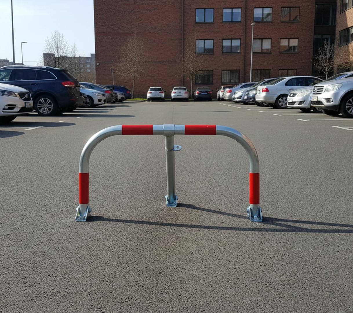 Ferpasa 1 barriera di parcheggio zincato con corriere