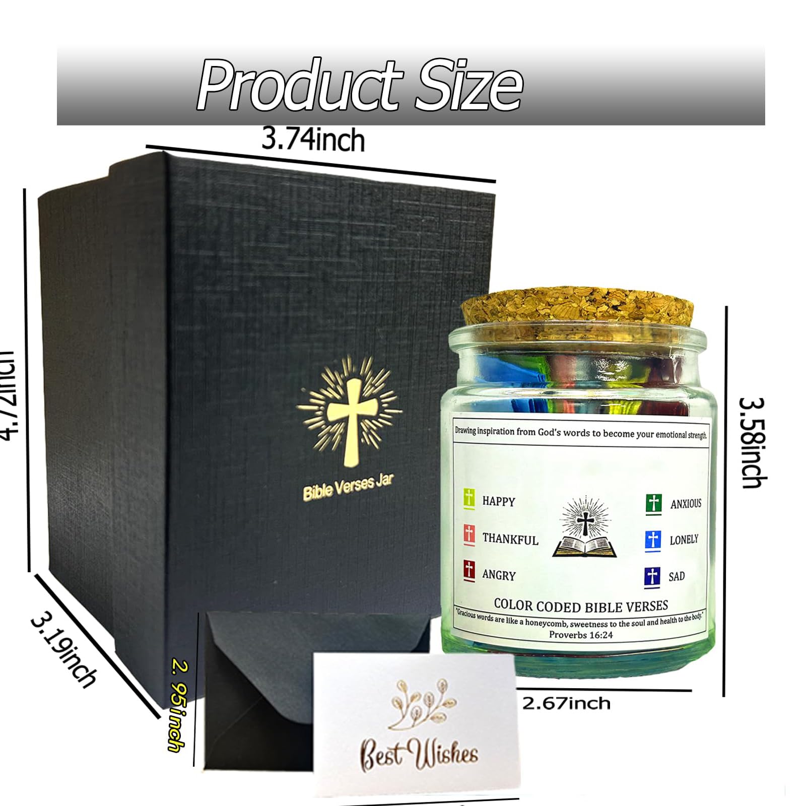 Bible Verses Jar Lot De 90 Mini Cartes De Verset De La Bible