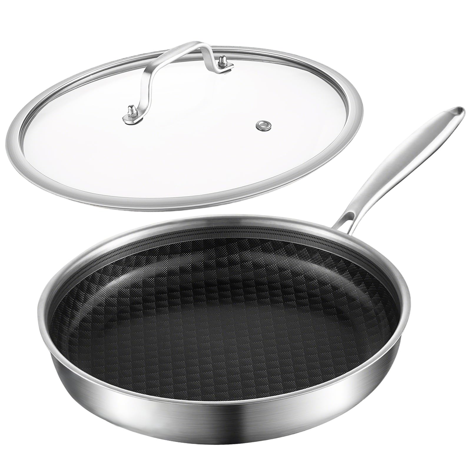DELARLO Tri-Ply Stainless Steel Nonstick Ceramic Omelette Pan 5.5 inch — Amazon image 8