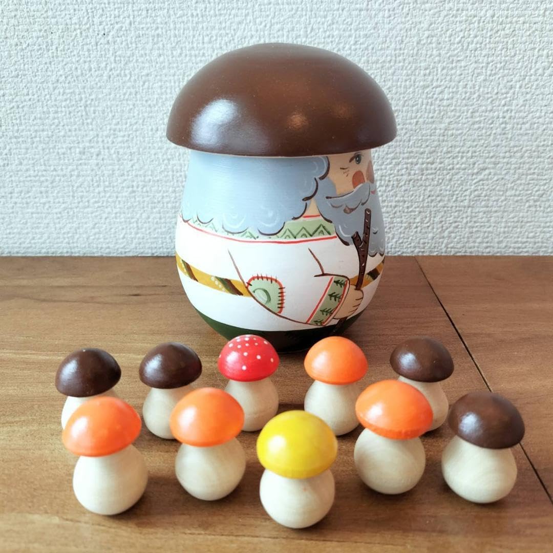 ロシア雑貨 マトリョーシカ ～ 虹色の猫・ねこ・ネコ ～ 7ピース 作家