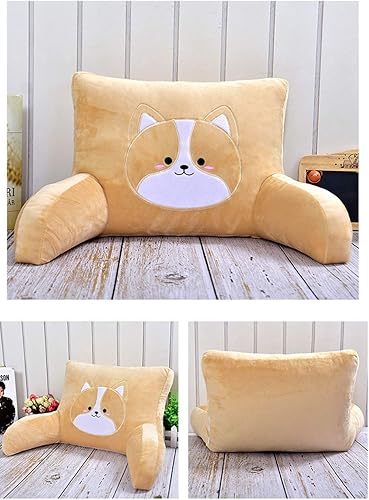 Miniatura 7 de seemehappy Lindas almohadas para reposacabezas de perro corgi marrón, almohadas para el cuello, almohada lumbar de corgi, almohada de viaje,