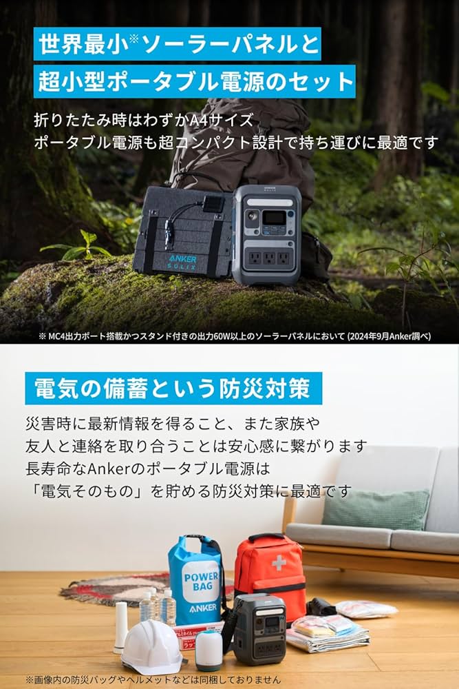T*3様 アンカー　ポータブル電源C300 ＋ ソーラーパネルPS100 セット Anker Solix C300 Portable Power Station with Anker Solix