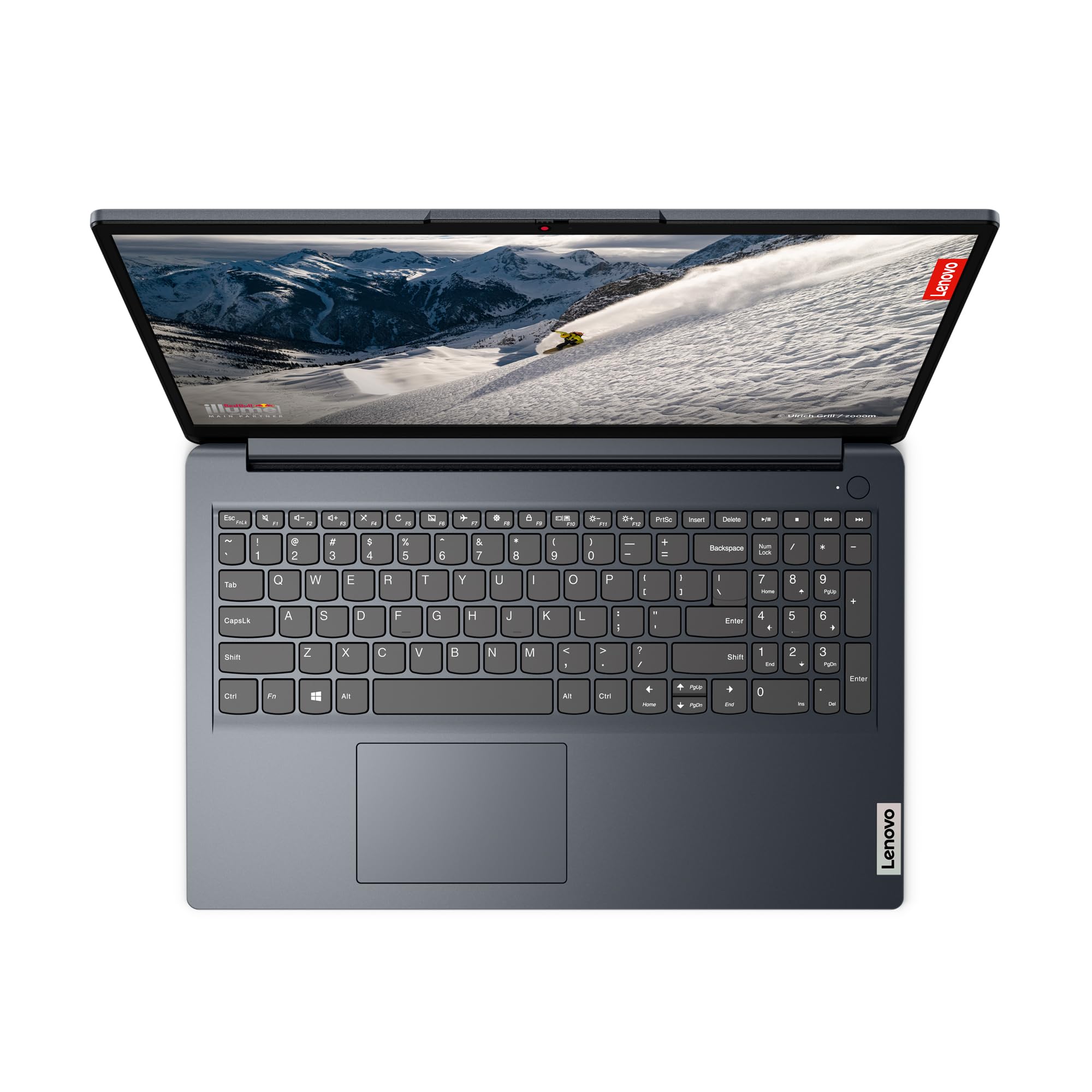 Lenovo IdeaPad 1 Gen 7 - Ordenador Portátil 15.6" FullHD (AMD Ryzen 7 5700U, 8GB RAM, 512GB SSD, AMD Radeon Graphics, Sin Sistema Operativo) Azul - Teclado QWERTY Español