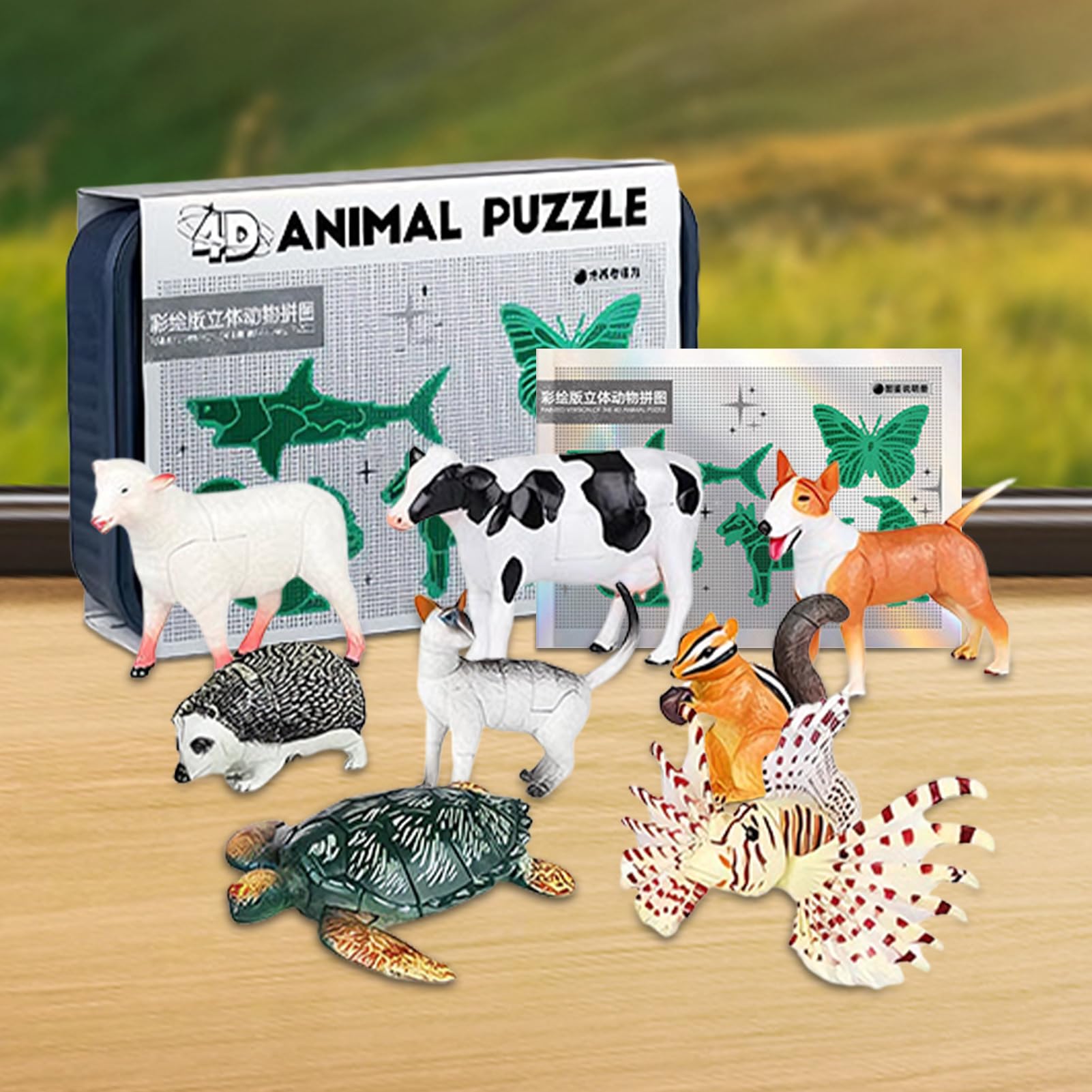 Kinderpuzzle - 3D Realistische Modelle Lernaktivitäten,Montagepuzzle Realistisches Baumodell - Für , Weihnachten, Geburtstag, Klassenzimmer, Ostern, Reisen, Party, Preise Und Kindergarten