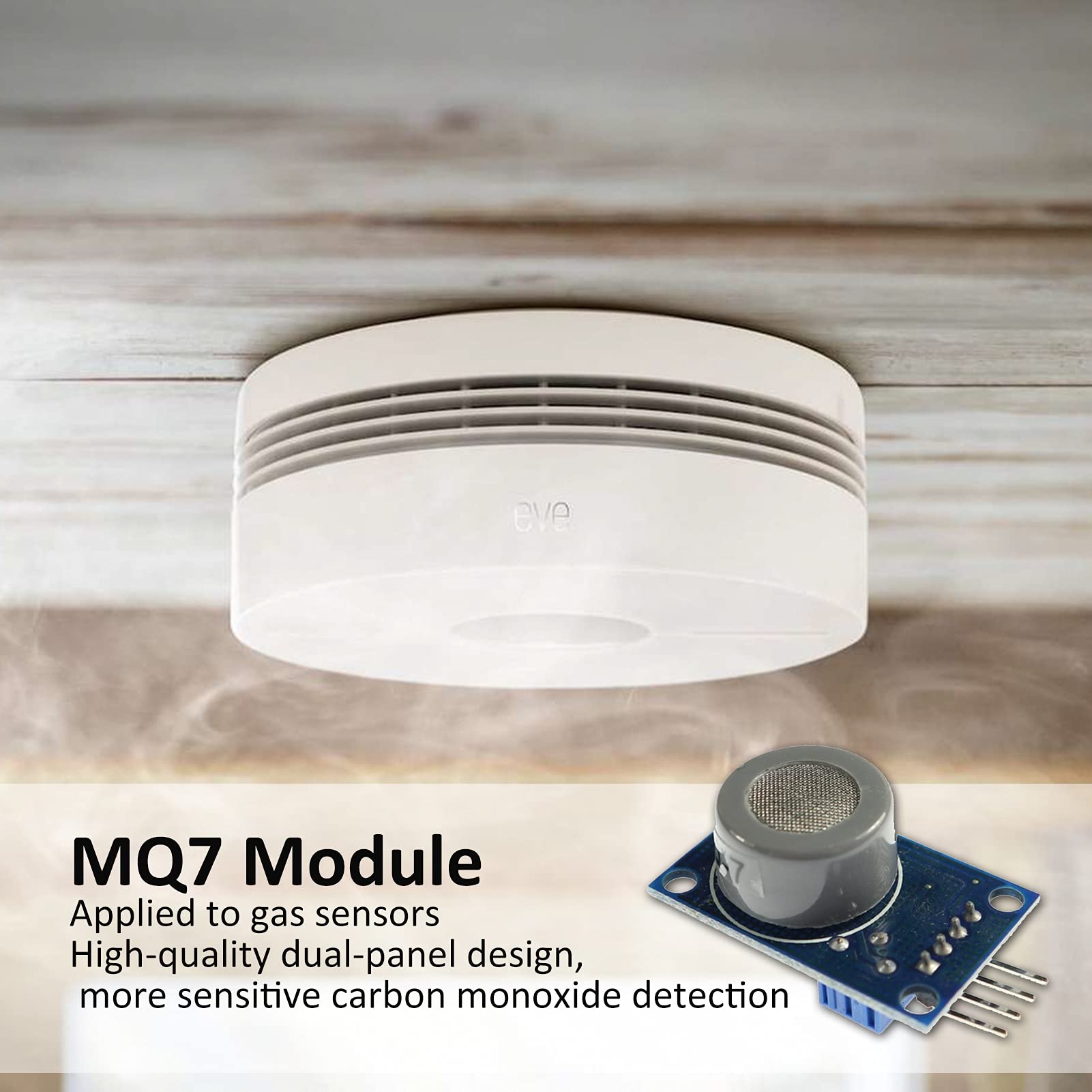 Sensor de Gas MQ-7, Módulo de Sensor de detección de Gas, MQ7 Módulo de Sensor de Alarma de detección de Gas de monóxido de Carbono Módulo de Sensor MQ7