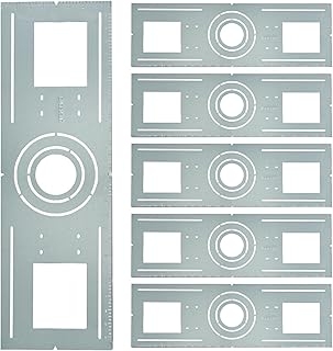 CycevSun 6 Pack New Construction Rough in Plate Pre Mounting Bracket for 3 / 4 /6 inch Recessed Wafer LED Lights, 26 Inch Length, Shallow Recessed Light Housing, Galvanized Metal Sheet