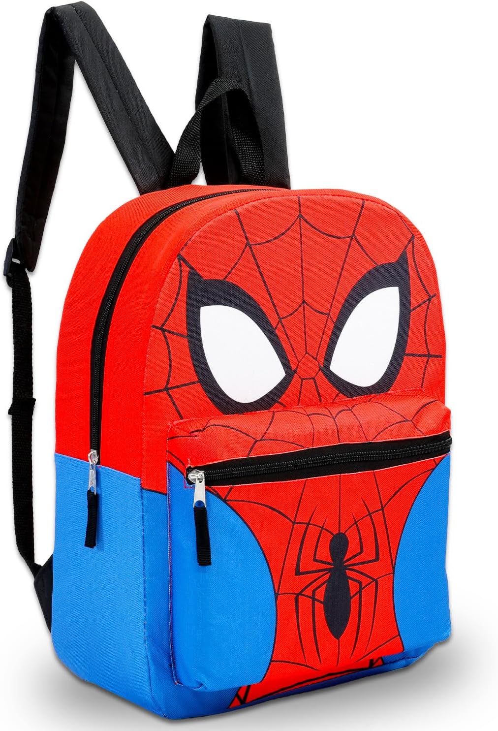 Spider-Man Spiderman Backpack Set - Bundle with 16" Backpack Plus Stickers, Water Bottle, More | Spiderman School Bag for Boys Set