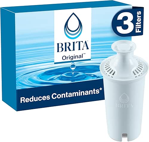 Brita Standard Water Filter for Pitchers and Dispensers, BPA-Free, Reduces