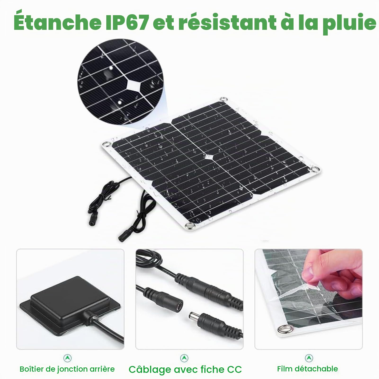 Ventilateur double panneau solaire 12 W, ventilateur d'extraction solaire, ventilateur solaire pour animaux de compagnie, serres, abris de jardin, ventilateur d'admission ou d'extraction