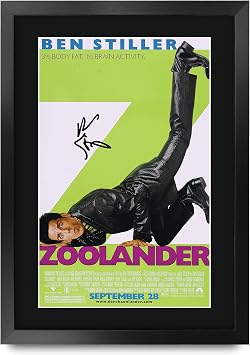 HWC Trading FR A3 Zoolander Ben Stiller Gifts Printed Poster Signed Autograph Picture for Movie Memorabilia Fans - A3 Framed