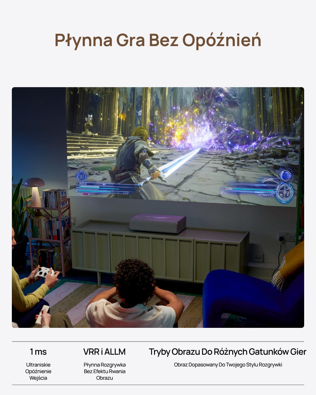 XGIMI MIRA 4K Projektor Ultrakrótkiego Rzutu Potrójny Laser,2000 ISO