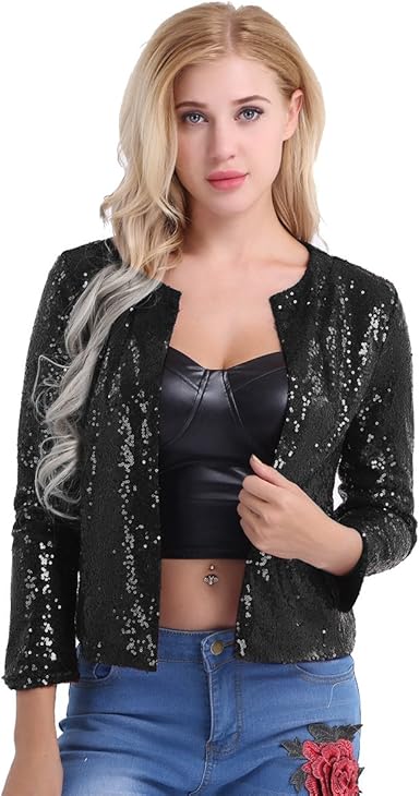 glitter jacket amazon