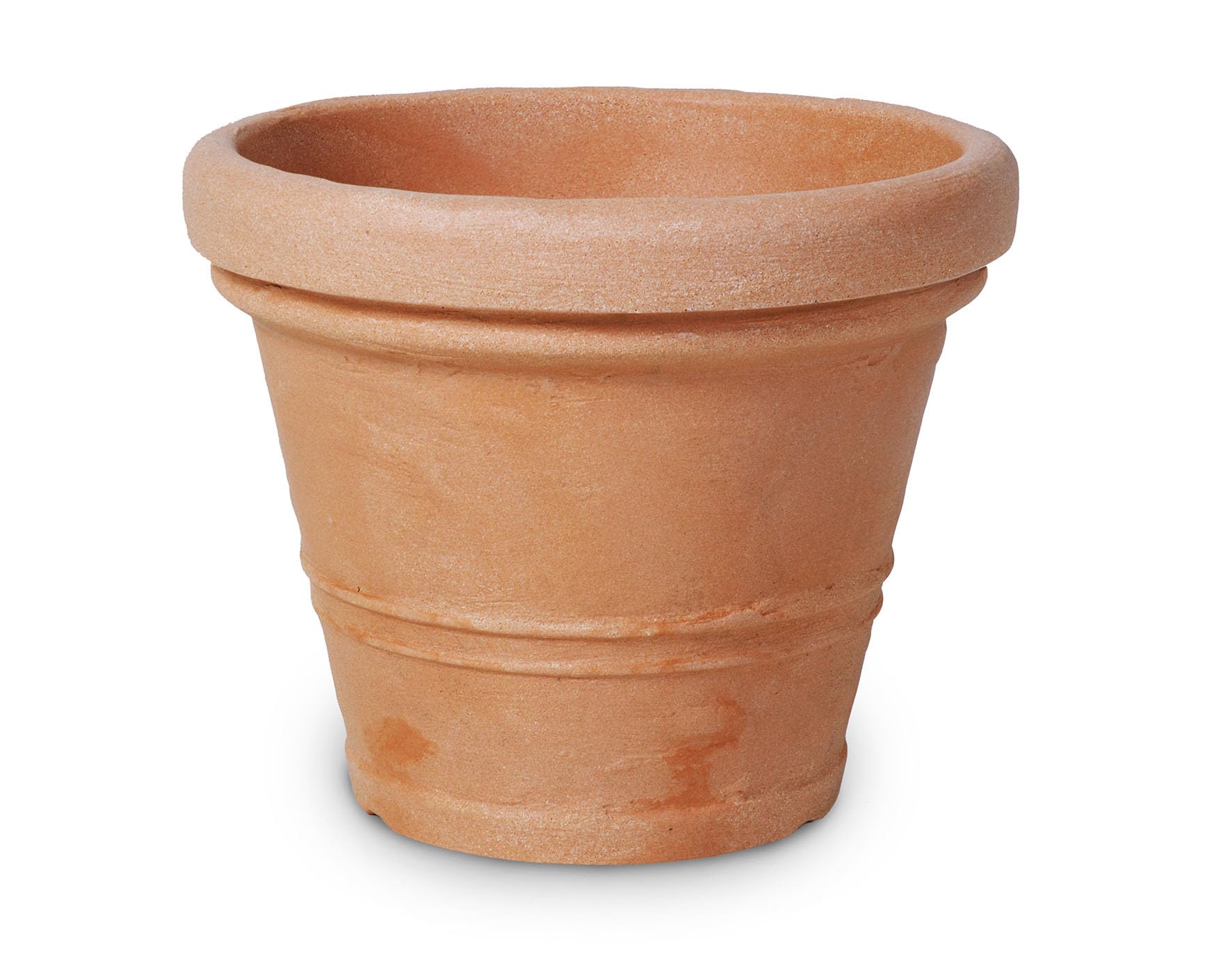 Pflanzkübel Kunststoff Tuscan in Terracotta Optik, Blumentopf Konisch, Frostsicher & Bruchsicher – für Innen & Außen, Pflanztopf UV beständig (Ø 60 cm)