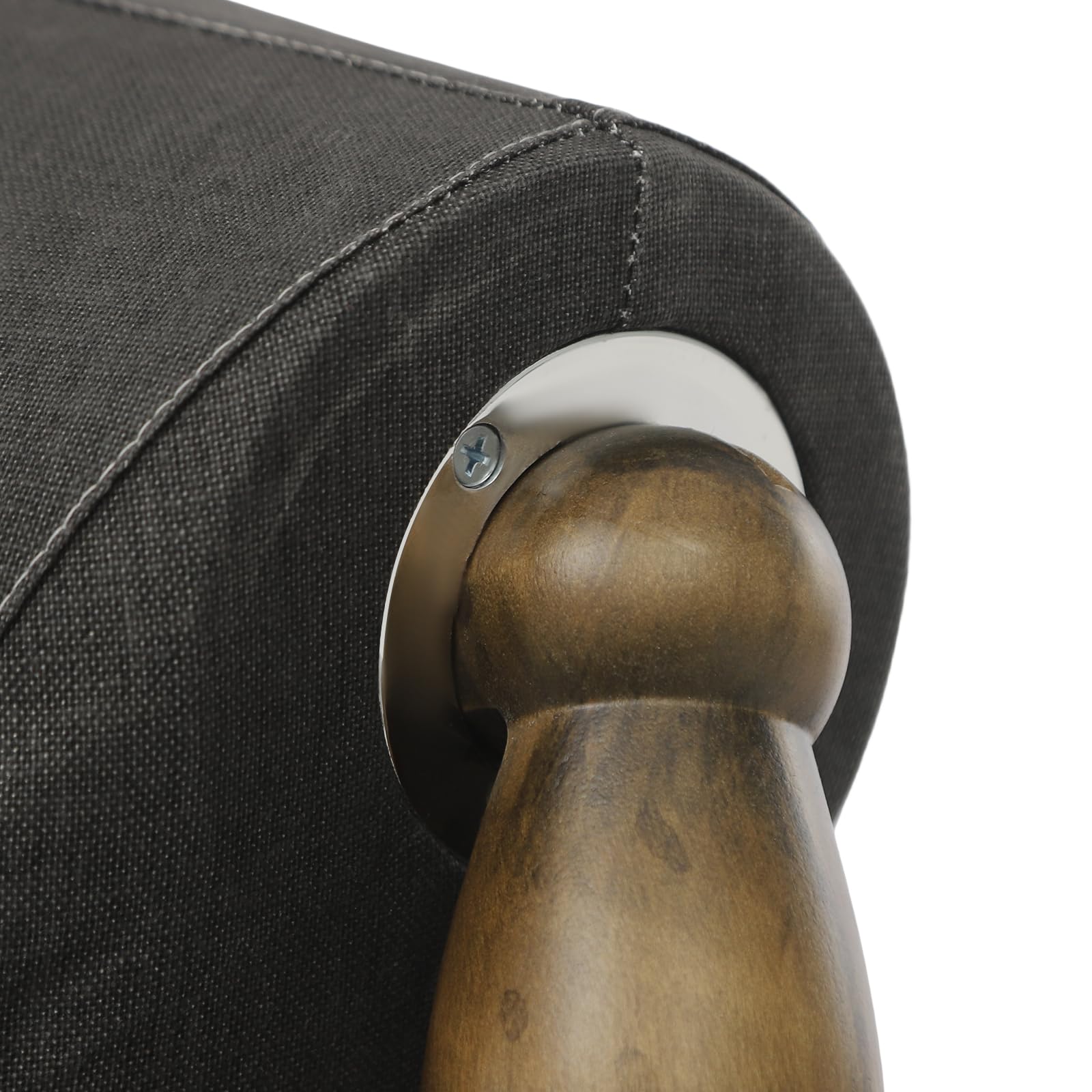 Maniquí masculino de 135 a 180 cm, altura ajustable, forma de vestido masculino, estilo retro, cuerpo de maniquí con brazo de madera maciza, soporte para zapatos, base de madera, torso (gris