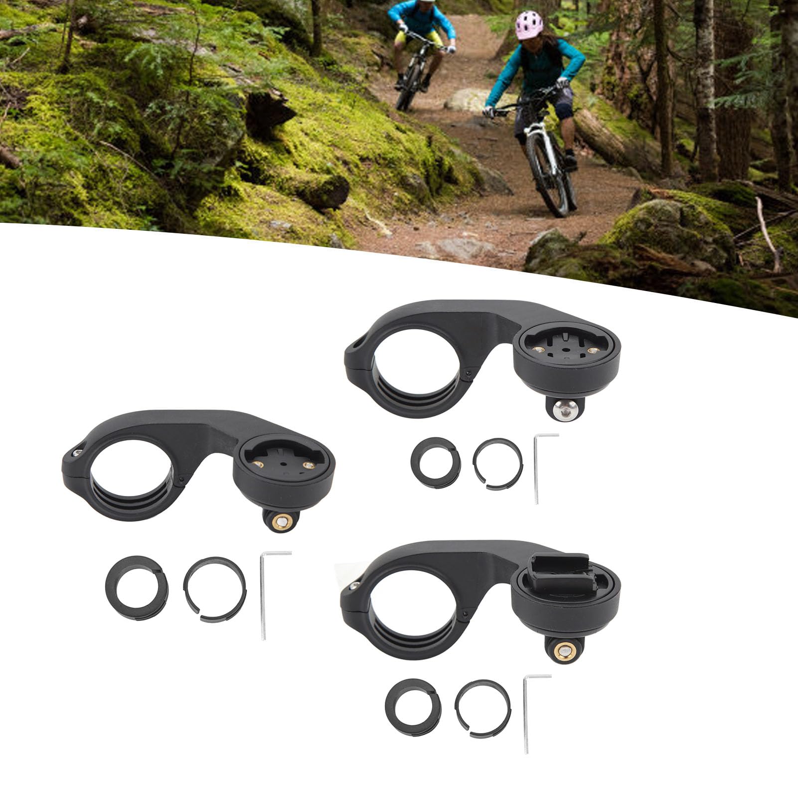 Bike Computer Mount, Nylon Easy Installation Stopwatch Odometer Bicycle Holder Bracket, Good Stability Bike Handlebar Mount Accessory for Cycling(Cat eye)