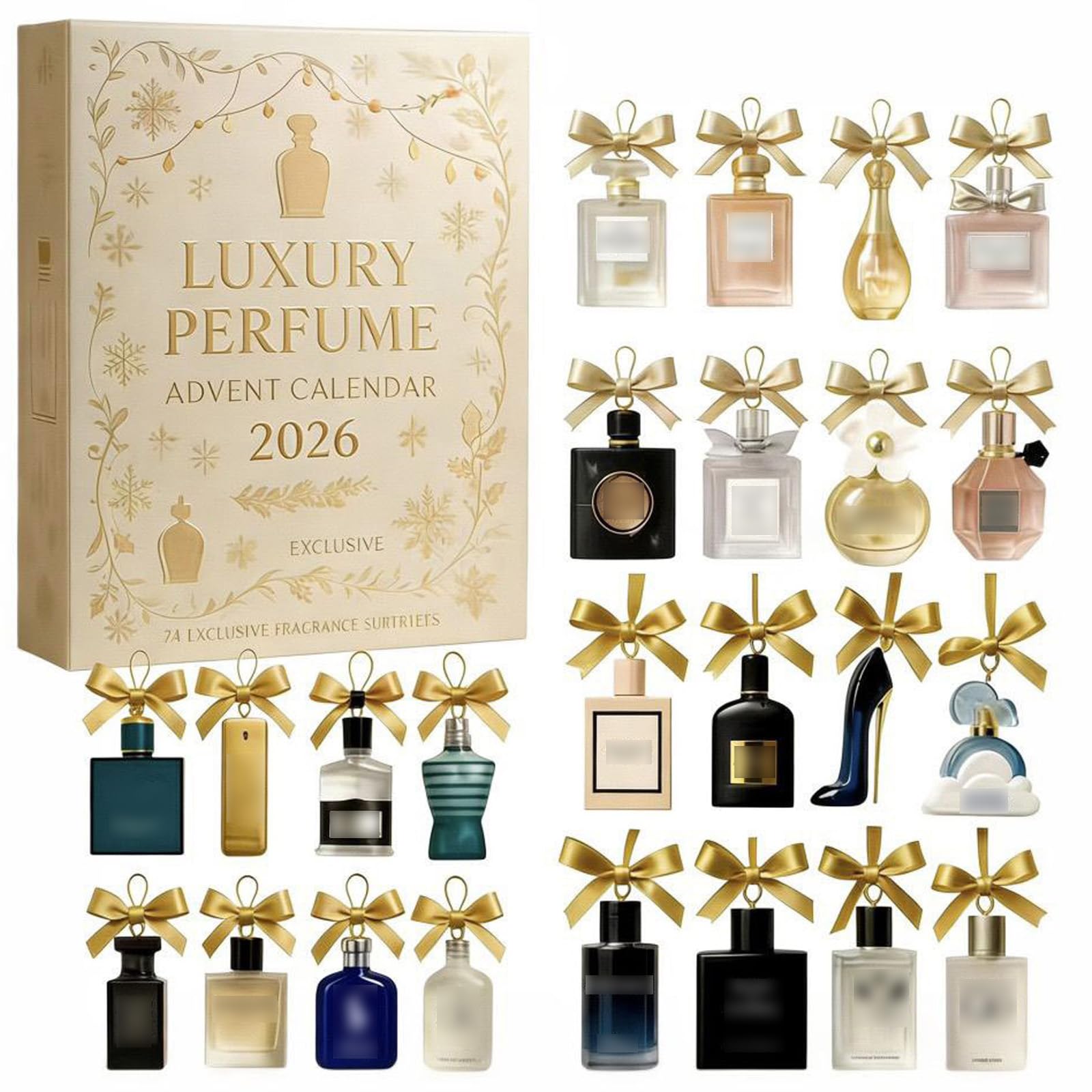 【新品未開封】Perfume Calendar 2026 Luxury Perfume Advent Calendar 2026, 24 Days Perfume Display Gift