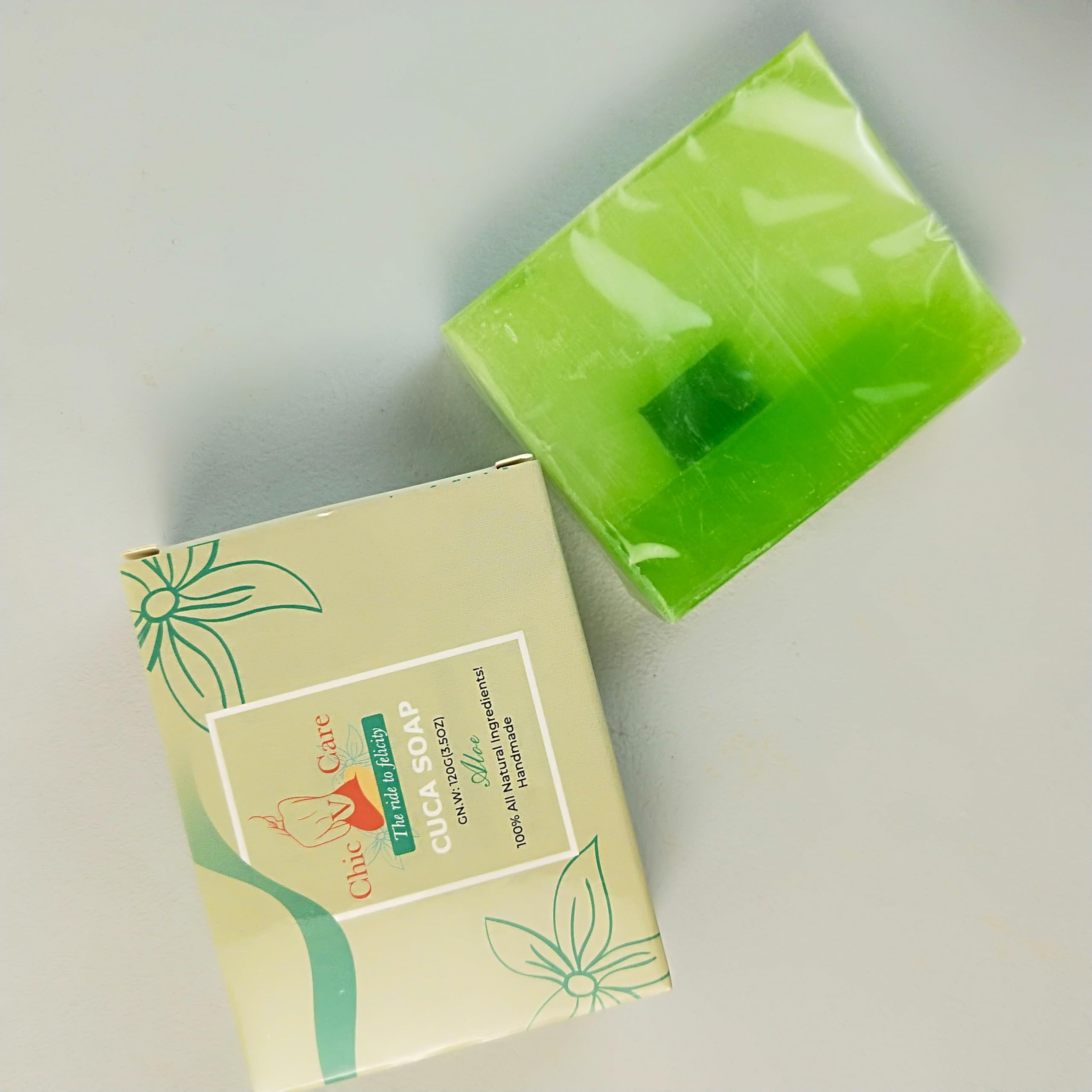 ChicVCuca Soap, pH Balanced, Feminine care, Eliminates Odor, Organic 100% Handmade Vaginal Soap