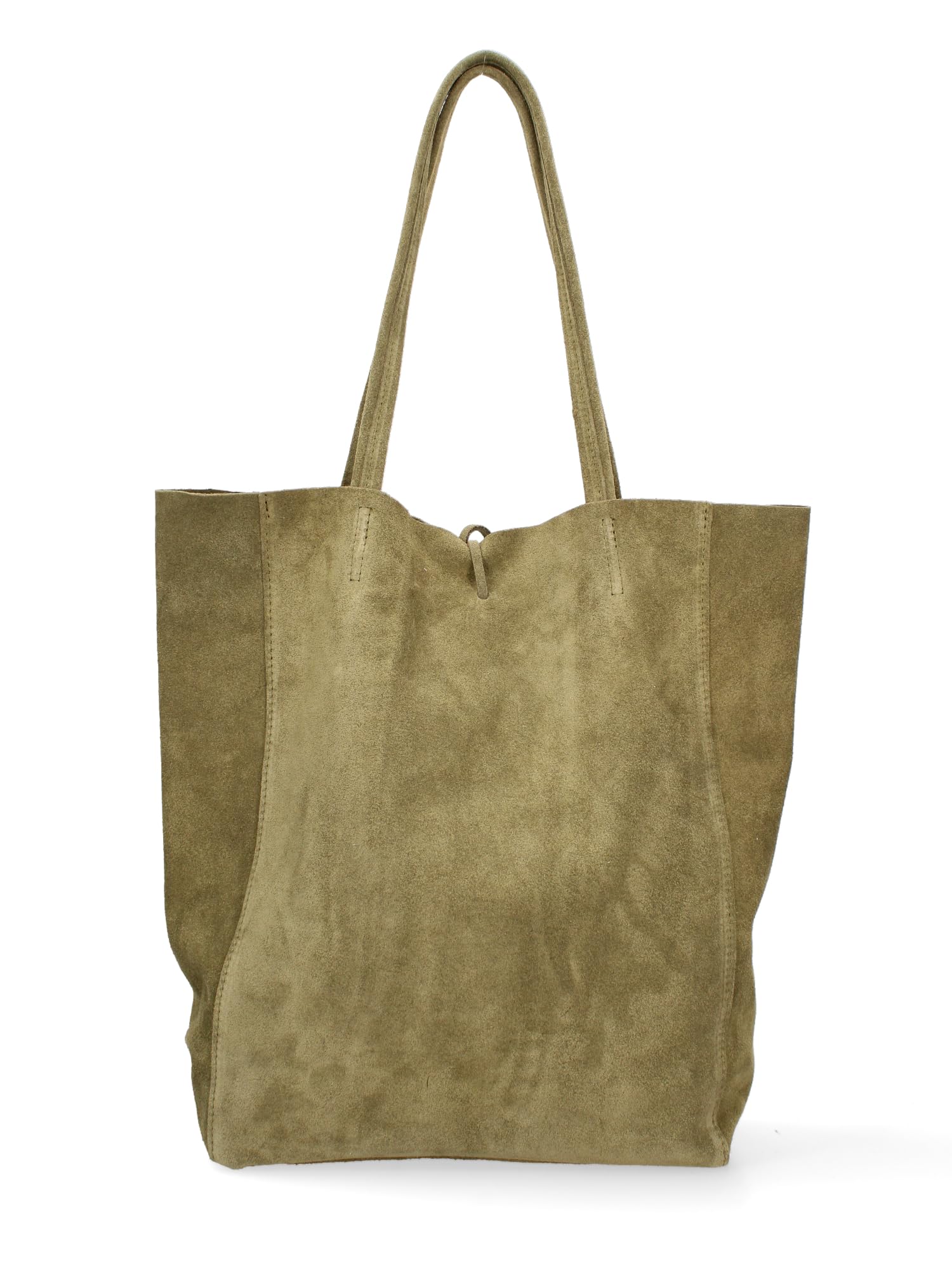 Gave Lux Bolso de hombro de mujer de piel auténtica Made in Italy 28 x 35,5 x 12,5 cm GLX228102223FBG