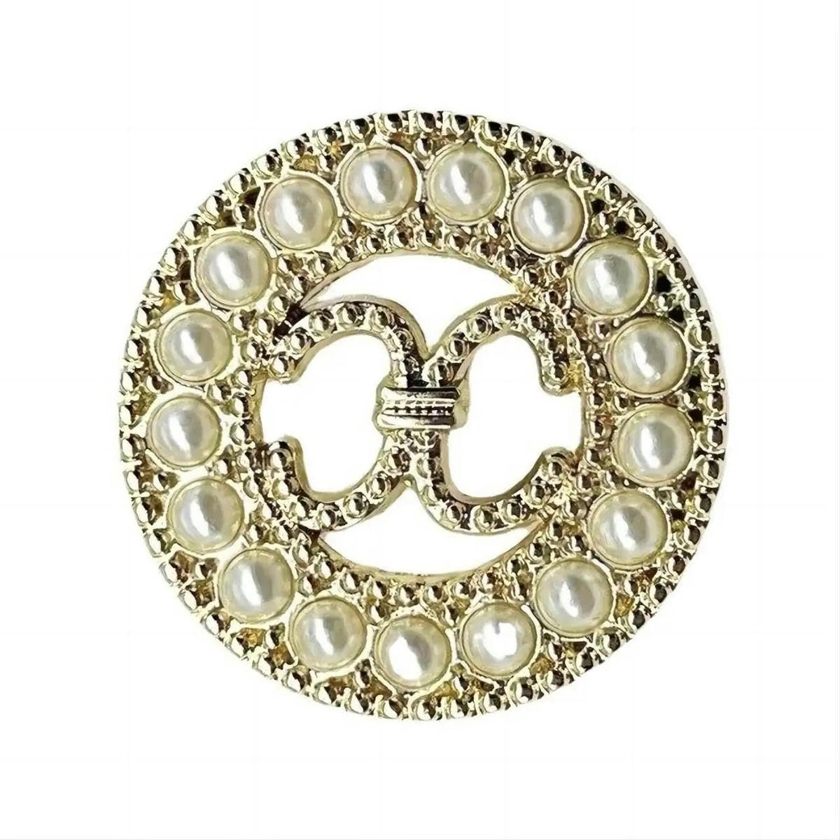 6 pezzi Bottoni da cucito rotondi in metallo di alta qualità per accessori per abbigliamento fatti a mano fai da te Attributi Decorazione Oro Nero-NO.24-25mm