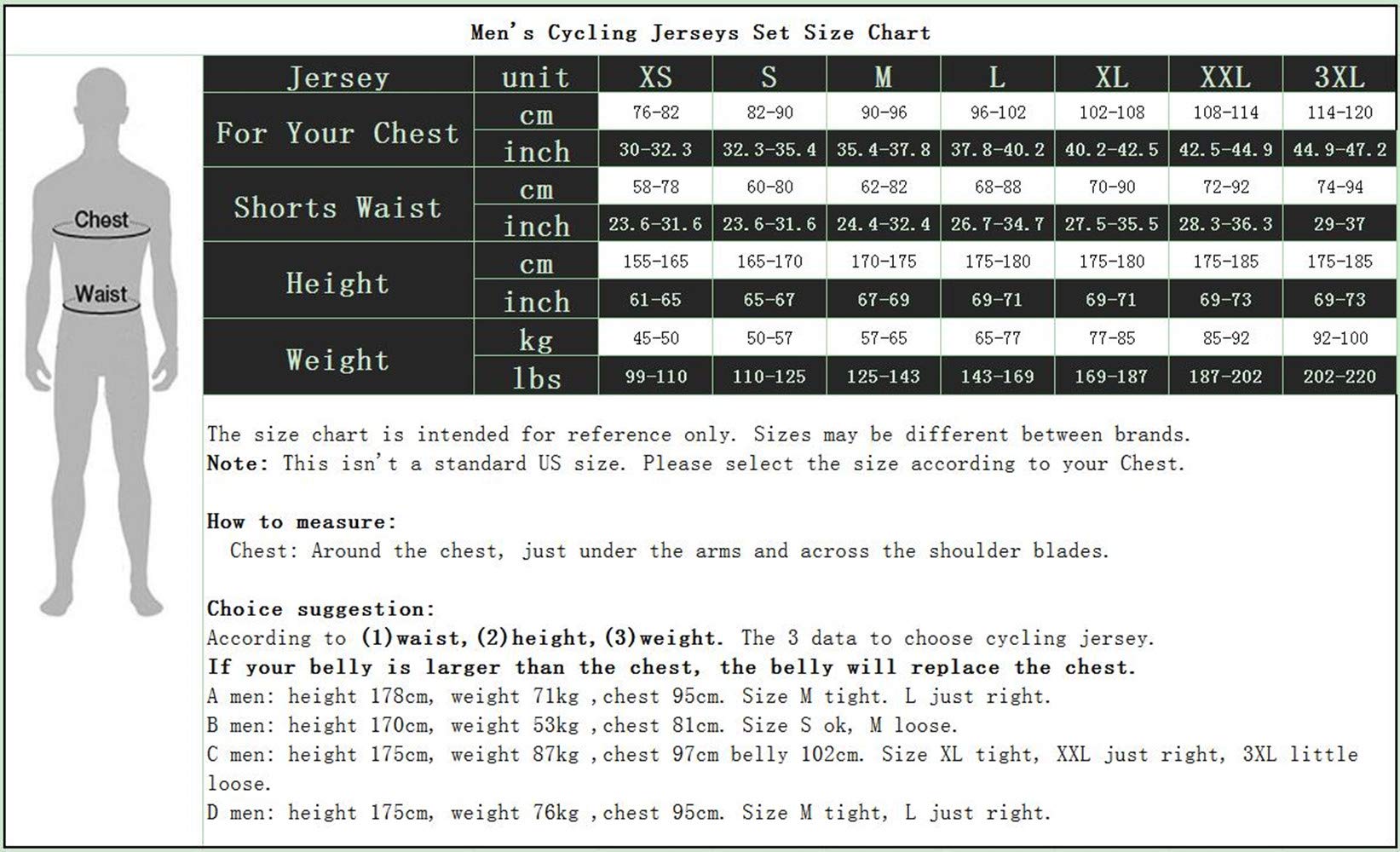 Teleyi Men's Cycling Jersey Short Sleeve with 3 Rear Pockets Reflective, Quick Dry Bike Shirt Tops