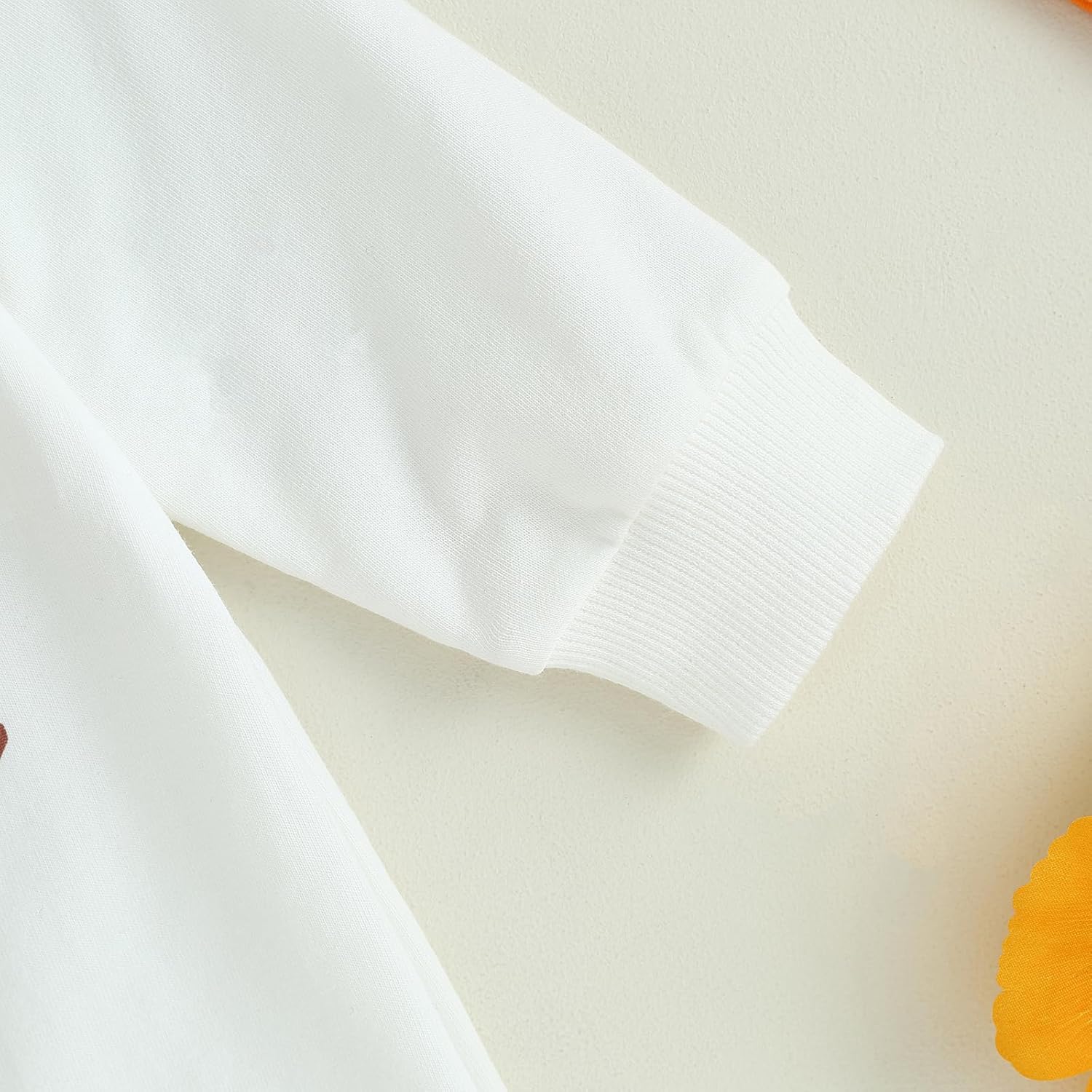 Ledy Champswiin 2Pcs Neutral Outfits Newborn Baby Boy Girl Pumpkin Romper Jumpsuit My 1st Halloween Clothes with Hat - Image 6