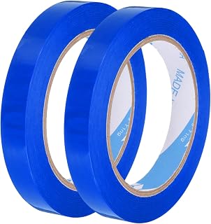 PATIKIL Bag Sealing Tape 5/8"x98 Yard Dark Blue 2Pcs for Wrapping/Packaging | Poly Plastic Bag Sealer Tape for Vegetables Meat Storage/Shop