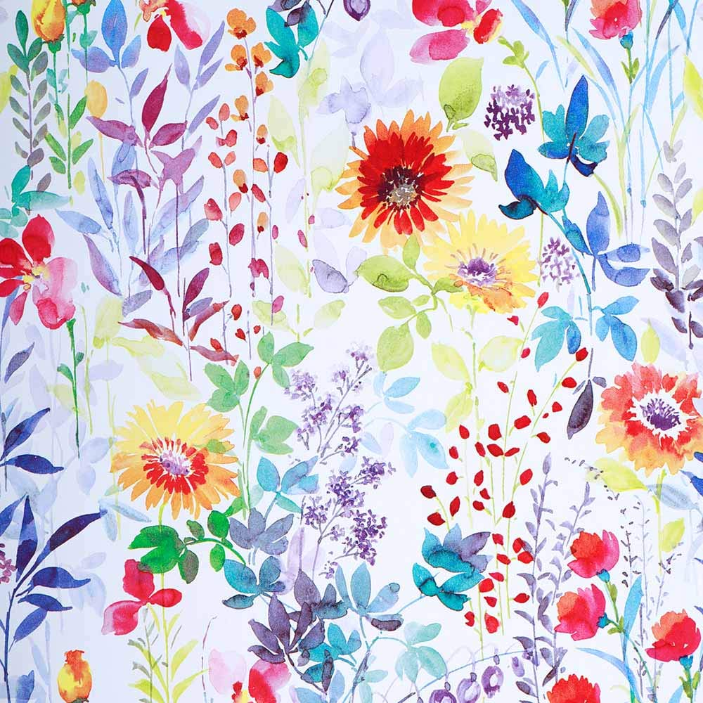 FSC große Rolle Geschenkpapier Flowers 50 cm x 200 m | 90 g/m² Secare Rolle | HUTNER