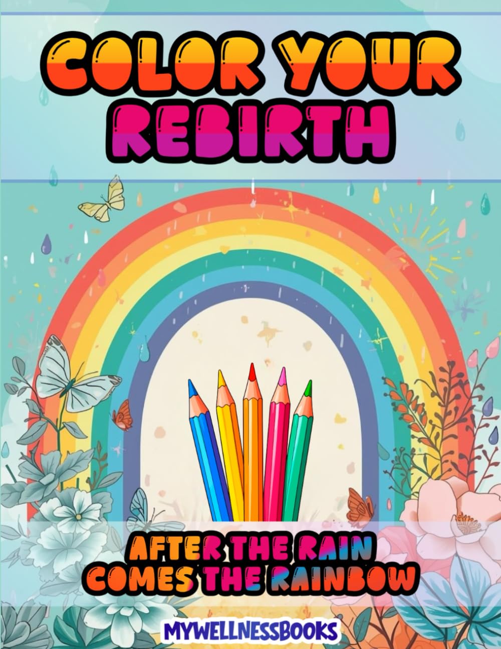 COLOR YOUR REBIRTH: Un libro da colorare rilassante per adulti per alleviare lo stress, coltivare la mindfulness, ridurre l’ansia, favorire la guarigione emotiva e stimolare energia positiva.