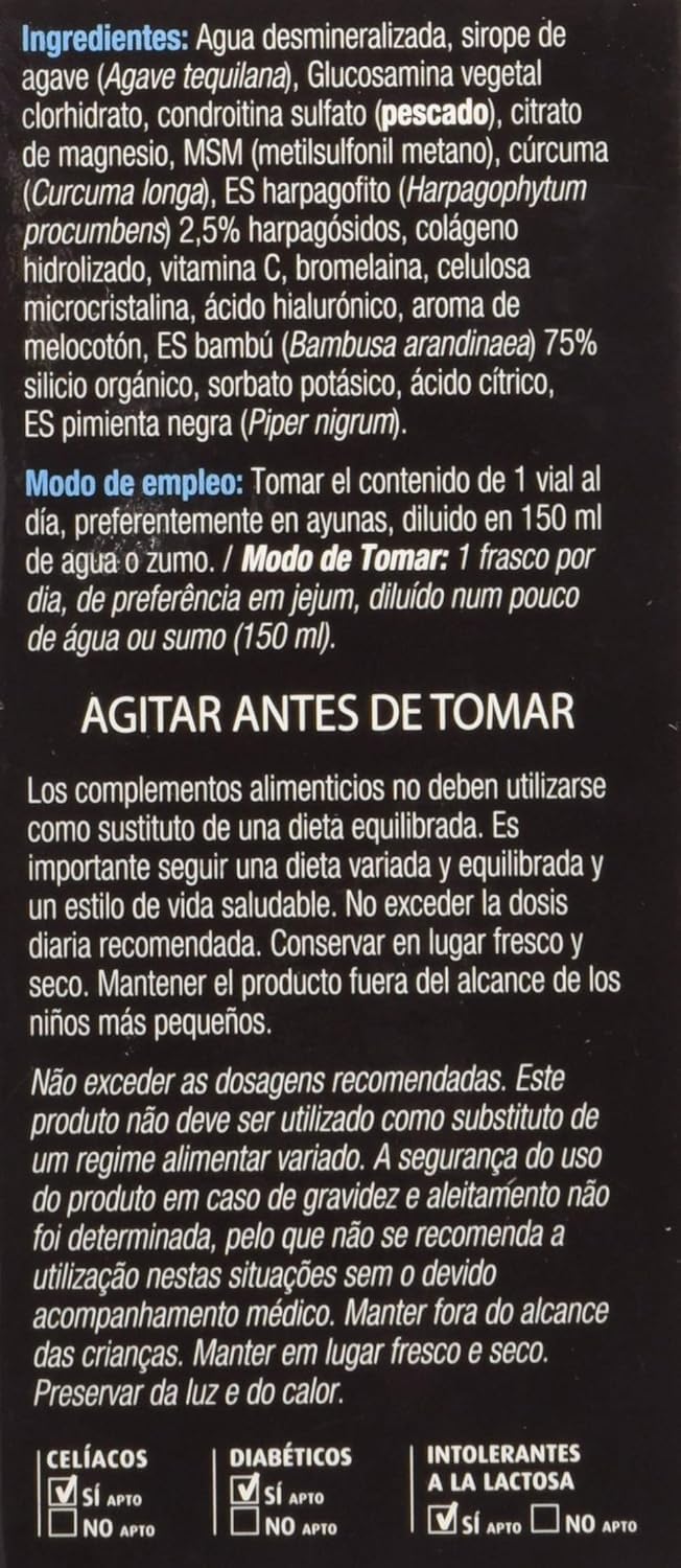 Herbora Pack 2 Unidades Artioptim Plus 20 Viales Complemento Alimenticio con Glucosamina Condroitina Colágeno