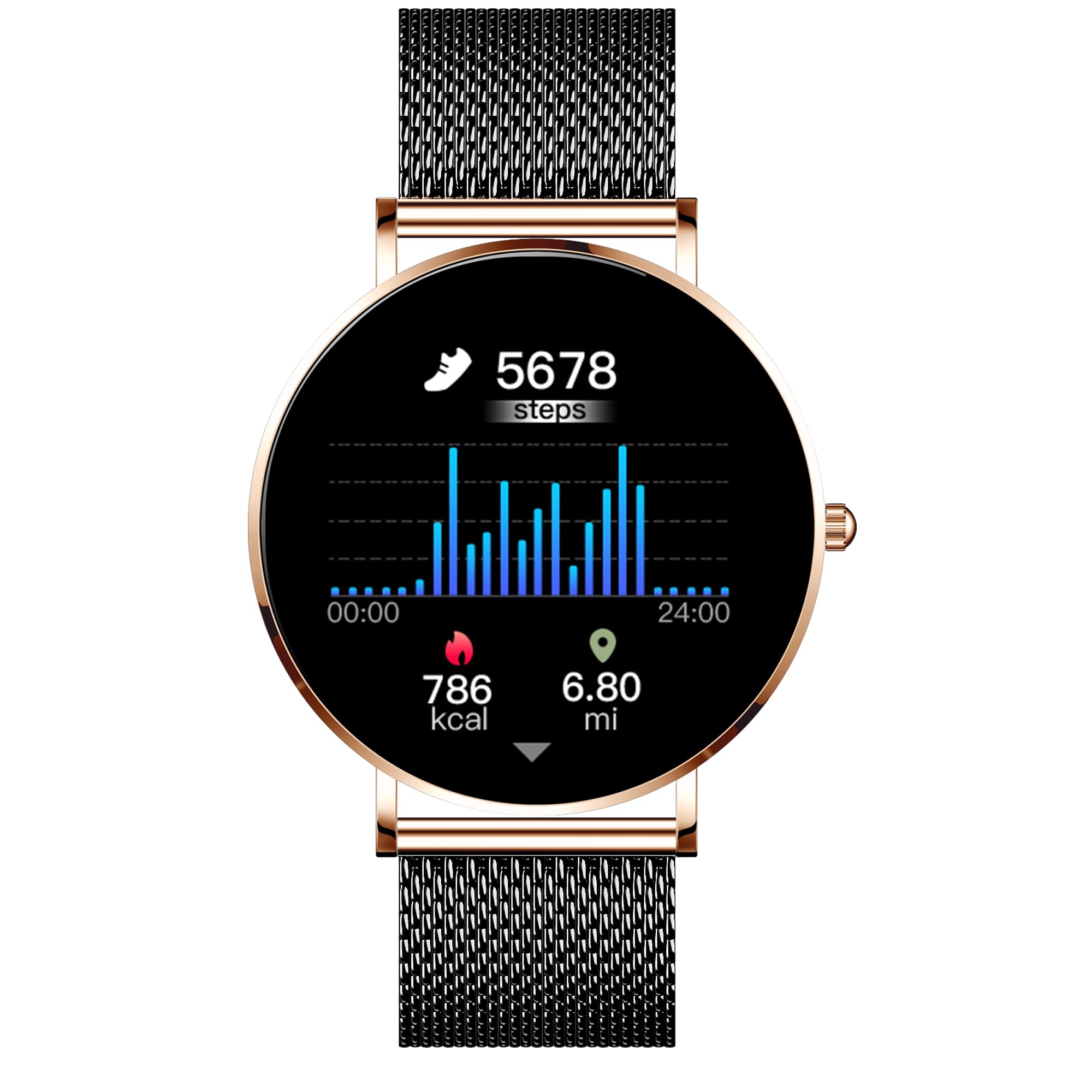 XCOAST SIONA 2 Damen Smartwatch wasserdicht IP68 Herzfrequenz 21 Sportarten 7 Tage Akku