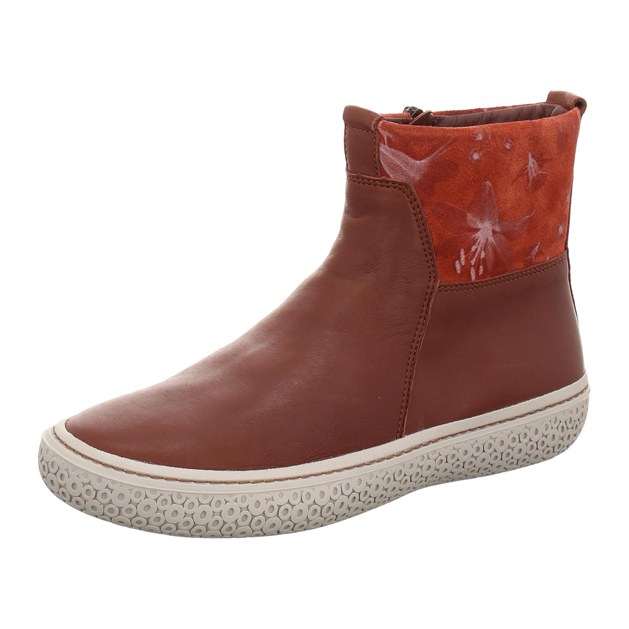 Think! Women's Tjub Chrome-Free Tanned Sustainable Ankle Boots, 3020 Chestnut Estate, 6.5 UK