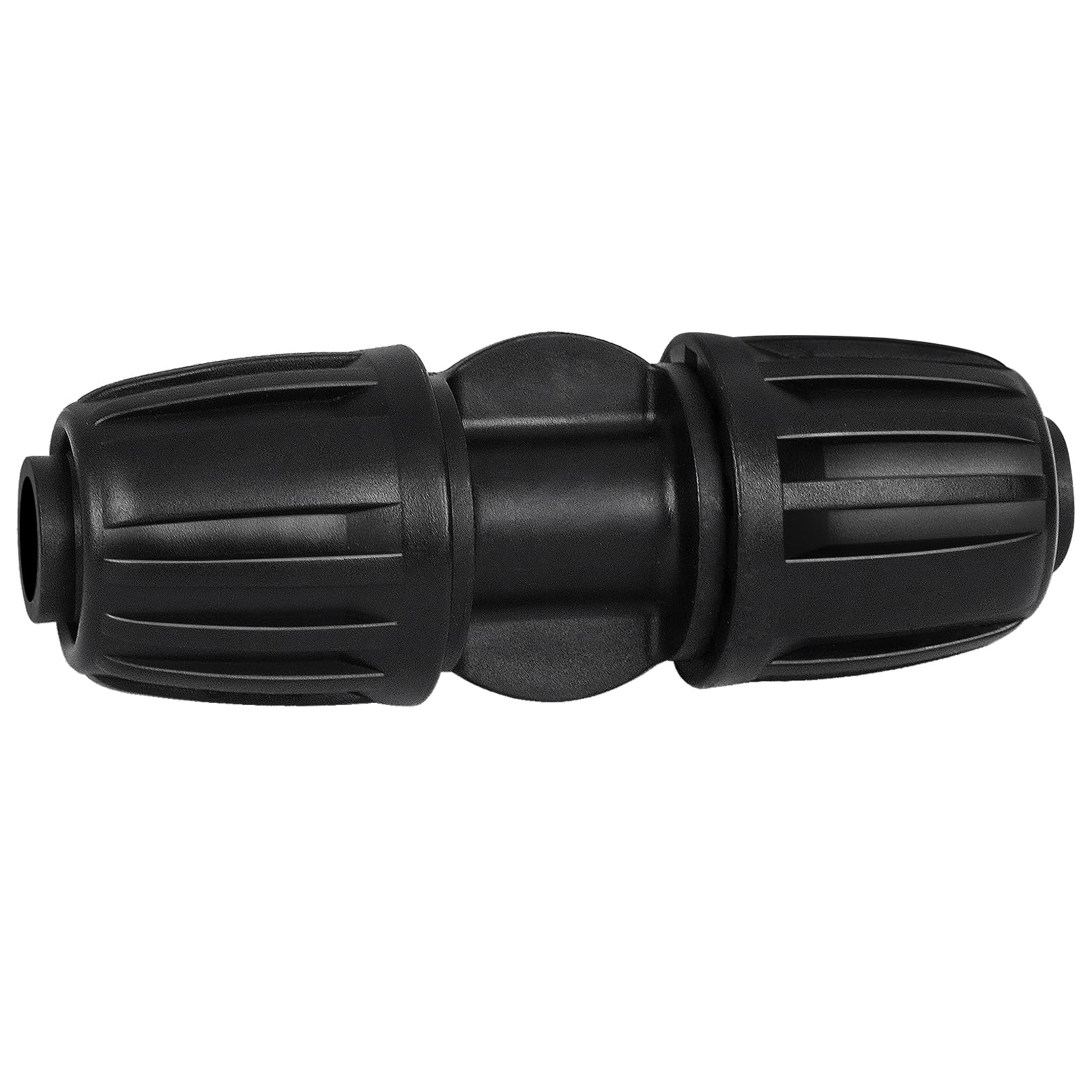 13 Pcs 1/2 Inch Drip Irrigation Coupling Fittings, Drip Line Lock Nut Barbed Coupler Connectors For 1/2 Inch Drip Tubing (0.60"-0.65" OD) Garden Irrigation System Anti-drop Connection Parts