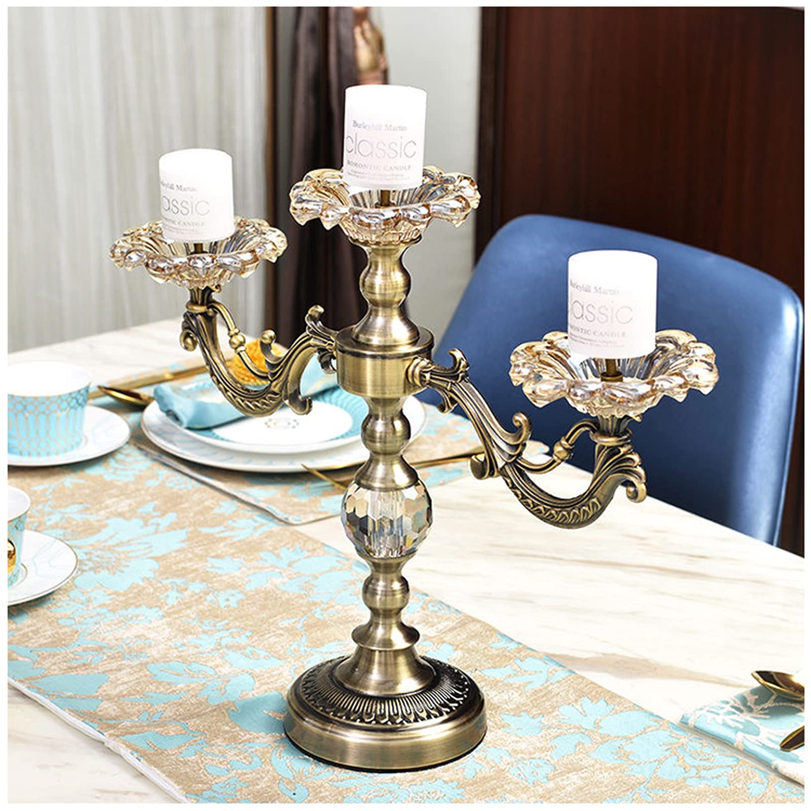 Bougeoir En Verre Transparent, étoile, Ci-après, Pièce Maîtresse De Table, Cendrier Romantique, Mariage QueWedding, Décoration D'intérieur, Diamètre 2.9